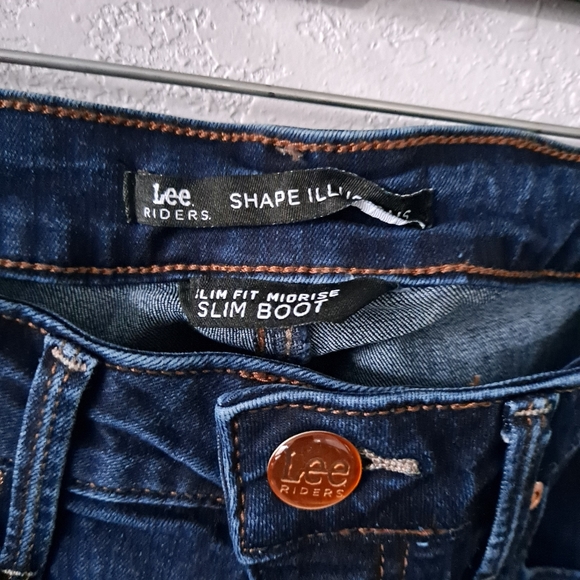 Lee Riders Slim Boot Denim Jeans - Picture 4 of 9